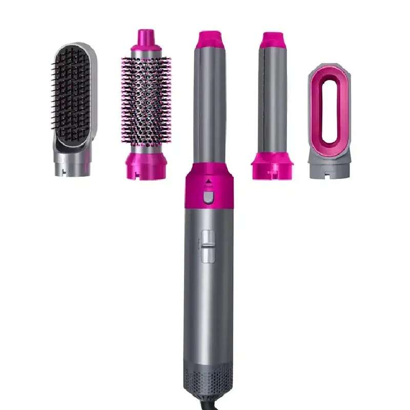 Hot Air Brush: Dry, Style, and Volumize with Ionic Technology (5-in-1)