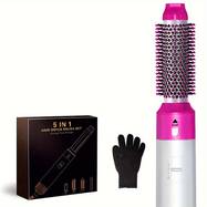 Hot Air Brush: Dry, Style, and Volumize with Ionic Technology (5-in-1)