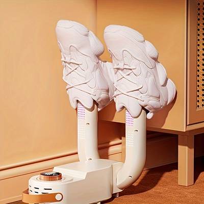 Shoe & Boot Dryer with Delay Timer – Foldable, Odor-Eliminating Dryer